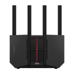 ASUS RT-BE92U trijų dažnių Wi-Fi 7 bevielis mar&scaron;rutizatorius, 10 Gb/s Ethernet, 5764 Mbit/s, i&scaron;orinės antenos, juodas