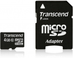 Atminties kortelė telefonui Transcend 4GB microSDHC