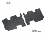 Guminiai kilimėliai Ford Galaxy, Seat Alhambra, VW Sharan 1995-2010 (3-ios eilės)