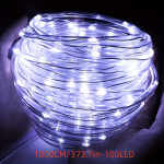 USB LED lauko girlianda, Baltas