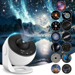 Projektorius miegamojo planetariumo projektorius, 13 in 1 Star projektorius Galaxy Light, LED erdvės Galaxy Light kambario dekoras suaugusiems, vaikams A1