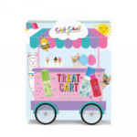 Kosmetikos rinkinys Chit Chat Treat Cart vaikams: kūno dulksna, 70 ml + kūno prausiklis, 100 ml + spalvą keičiančios vonios putos, 100 ml