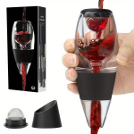 Premium vyno aeratorius su nuosėdų filtru ir la&scaron;ų gaudykle
