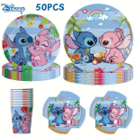 Disney Stitch 50vnt &scaron;ventiniai indai - Ume prekinis ženklas.