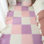 Plaid Ra&scaron;to Pintų Kilimėlių Komplektas,  Violetinė 8 + rožinė 8 + balta 8