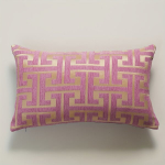 Geometrinis chenille pagalvės užvalkalas,  Violetinė