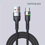 USB-C greito krovimo laidas iPhone 15, Juoda