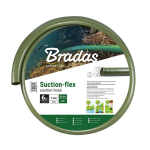 Žarna Bradas Suction-Flex su plienine spirale, 38 mm, 6 m, žalia