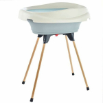 Pakuotė - pakeitimo planas ir vonelė - THERMOBABY - VASCO - Pilkas žavesys - 2 viename