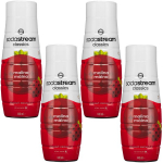 4x "SodaStream" aviečių sirupas 440ml
