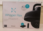 SALE OUT. Duux Whisper Flex Smart Fan with Battery Pack, Black | Duux | Smart Fan | Whisper Flex Smart Black with Battery Pack | Stand Fan | PACKAGE DAMAGED, MISSING SCREW (17) | Black | Diameter 34 cm | Number of speeds 26 | Oscillation | 2-22 W | Yes |