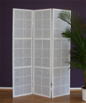 Kambario Skirtuvas, Paravent Shoji, 175x132 cm, Baltas