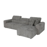 De&scaron;ininis mink&scaron;tas kampas Home4You Belisma RC, pilkas