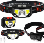 LED žibintuvėlis su judesio jutikliu ir 6 ap&scaron;vietimo režimais