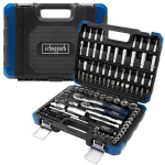 Įrankių rinkinys 1/4"" 3/8" &scaron;e&scaron;iakampis 4-22mm 108el dėklas SCH-41082-5DS (60771)