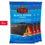 Juodieji pipirai sveiki, Black Pepper whole, TRS, 3x100g