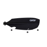 Žvejybinis i&scaron;ardomas irklas baidarei TNP 709F.2 CATCH, 250cm, juoda, duraliuminis, 0+45R