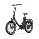 Elektrinis dviratis OneSport OT16 20'', rudas