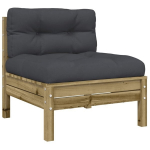 Sodo sofos，Lauko sofa dalis su pagalvėmis, impregnuota pu&scaron;is, be porankių CFE87687
