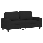 Dvivietė sofa，Poilsio sofa, juodos spalvos, 140cm, audinys CFE78315