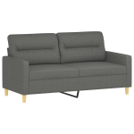 Dvivietė sofa，Poilsio sofa, tamsiai pilkos spalvos, 140cm, audinys CFE83024