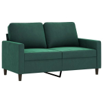 Dvivietė sofa，Poilsio sofa, tamsiai žalios spalvos, 120cm, aksomas CFE29600