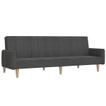 Dvivietė sofa-lova，Poilsio sofa, tamsiai pilkos spalvos, audinys CFE25105