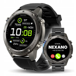 I&scaron;manusis laikrodis I&scaron;manusis laikrodis NEXANO NX-GPS2 AMOLED 1.43&rdquo; GPS IP69K, juodas