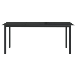 Sodo stalas，Lauko stalas, juodas, 190x90x74cm, aliuminis ir stiklas CFE961062