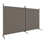 Kambario Pertvara，kambario daliklis, 2 dalių, antracito, 348x180cm, audinys CFE520282