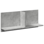 Sieninė spintelė，Spintelė daiktams, betono pilka, 70x16,5x30cm, apdirbta mediena CFE53792