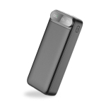 I&scaron;orinė baterija FIT2, FITK52-6, 22.5W, su integruotais kabeliais, 20000 mAh, juoda