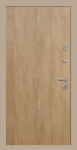Metalinės lauko durys, 210 cm х 90 cm.
