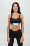 NEBBIA Criss Cross Sportinė Liemenėlė / Braletė, juoda XS, XS