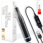 LIVMAN UV-201 manikiūrui ir pedikiūrui su 1 universaliu antgaliu, maitinamas USB laidu, 20W, 35 000 apsisukimų per minutę