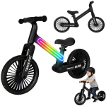 &bdquo;Trike Fix Glow&ldquo; kroso dviratis su LED žibintais, juodas