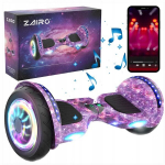 Rožinis elektrinis riedis su Bluetooth 10 colių ratai 350W