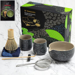 Keraminis matcha ruo&scaron;imo rinkinys Teanagoo, pilkas, 9 vnt