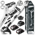 Akumuliatorinis trimeris Abrams, 800 W su 2 akumuliatoriais