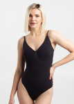 Kūno stringai su plonomis petne&scaron;ėlėmis BODY STRING SHAPEWEAR Giulia, spalva black