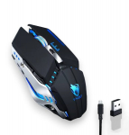 Belaidė žaidimų pelė su RGB ap&scaron;vietimu USB
