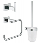 Grohe Essentials Cube vonios kambario aksesuarų rinkinys 40757001