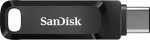 SanDisk Ultra Dual Drive Go papildoma atmintis USB i&scaron;maniesiems telefonams/plan&scaron;etėms juoda 64 GB USB 3.1 (Gen 1), USB-C&reg;