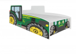 Vaiki&scaron;ka lova ADRK Furniture Tractor, 140x70 cm, žalia