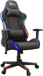 Žaidimų kėdė White shark Thunderbolt RGB, juoda