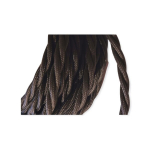 Tekstilinis kabelis, suktas, 3x1.5 mm, juodas, 10m, Tekstilinis kabelis, suktas, 3x1.5 mm, juodas, 10m