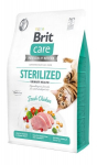 Brit Care begrūdis maistas sterilizuotoms katėms, 400g