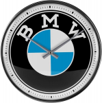 SIENINIS LAIKRODIS &raquo;BMW - Logo&laquo;, Nostalgic-Art