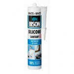 Sanitarinis silikonas Bison, 280 ml, baltas