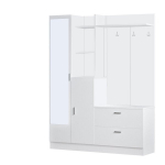 Prie&scaron;kambario baldų komplektas Kalune Design DD5, baltas
